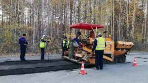 Ремонт дороги у Форэса Асбест