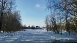 Дорога в поселок Изумруд с поселка Лесозавод
