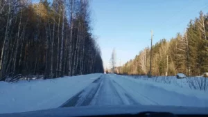 Дорога от Малышевской плотины до поселка Малышева