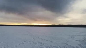 Зима 2024. Чёрное озеро